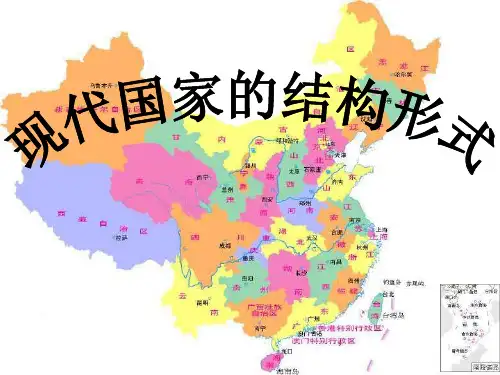高中政治：1.3《现代国家的结构形式》课件(1)新人教版选修3