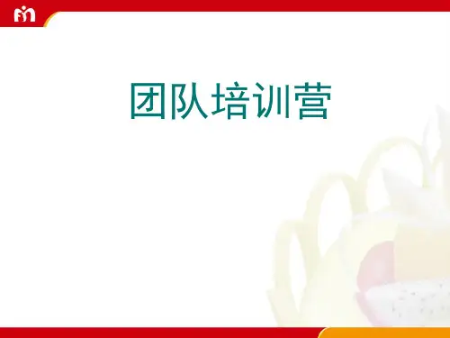 团队训练营-PPT课件