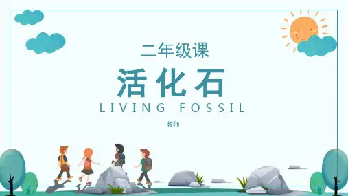 二年级活化石PPT课件