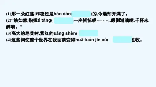 年广东语文中考每天一练