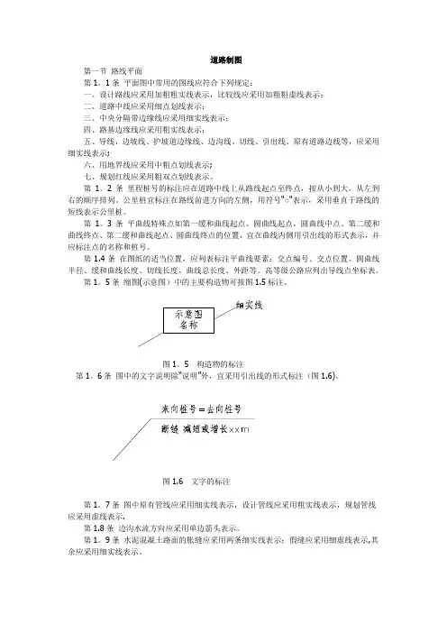 道路路线制图标准化