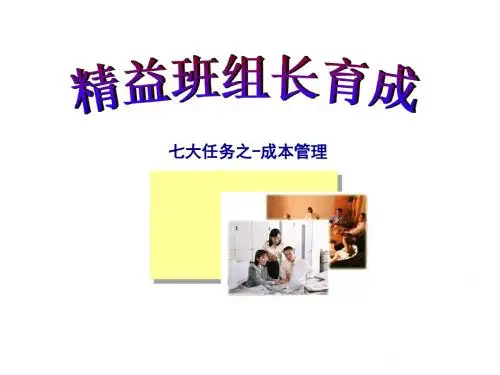 精益生产培训-七大任务之-成本管理(ppt_28)-文档资料