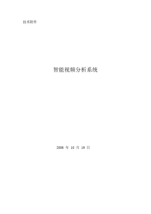 智能视频分析系统