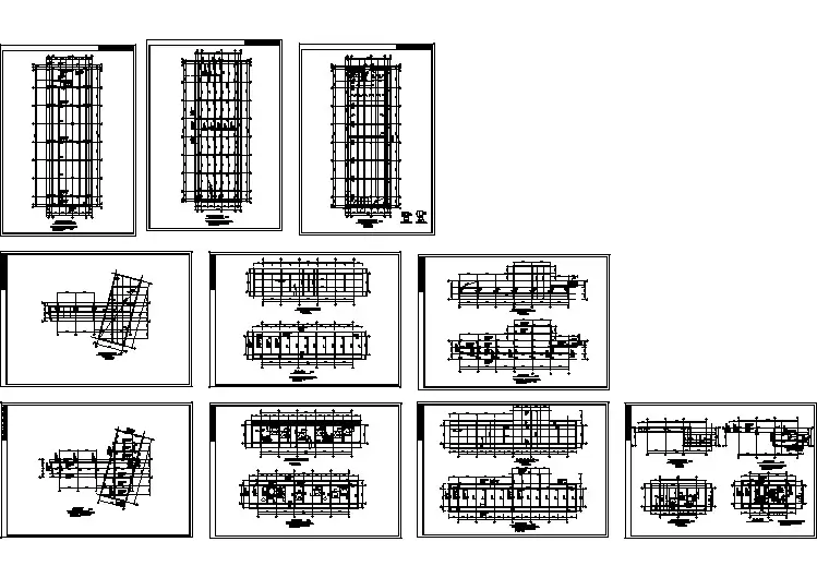 某地区高层住宅建筑结构设计cad施工图