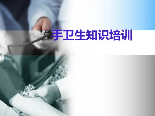 手卫生知识培训