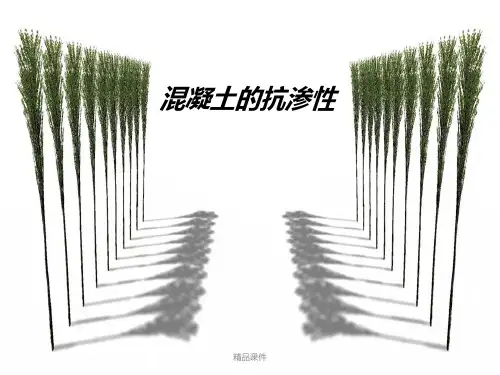 混凝土抗渗性