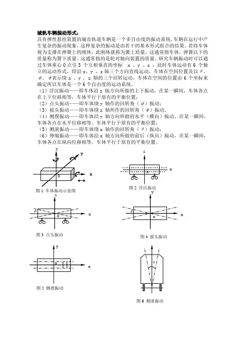 车体振动形式