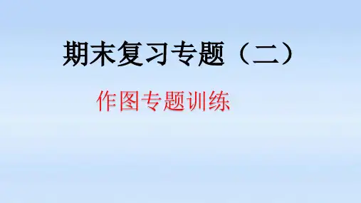 人教版物理八年级下学期期末总复习 作图专题