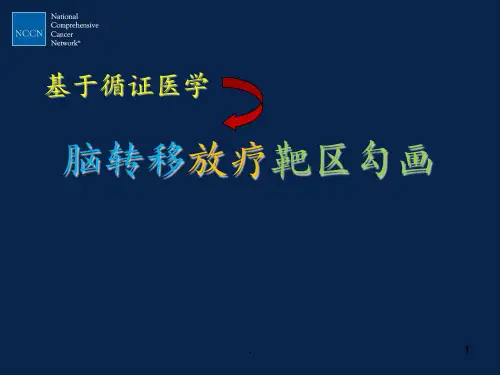 脑转移靶区勾画PPT课件