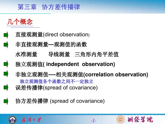 误差理论与平差基础课件 第3、4章