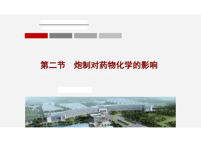 4.2.4中药炮制对的影响-油脂、树脂、蛋白质等