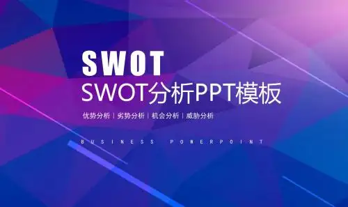 SWOT分析PPT模板