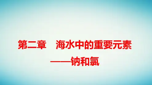 新教材高中化学第二章钠和氯实验活动1配制一定物质的量浓度的溶液ppt课件新人教版必修第一册