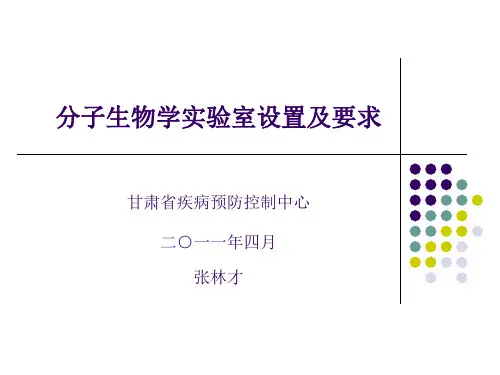 PCR实验室分区设置及要求