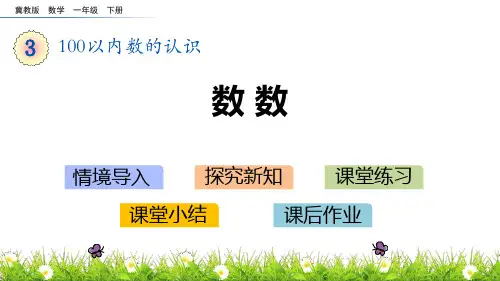 《数数》100以内数的认识PPT赏析