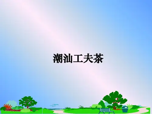 最新潮汕工夫茶教学讲义PPT课件