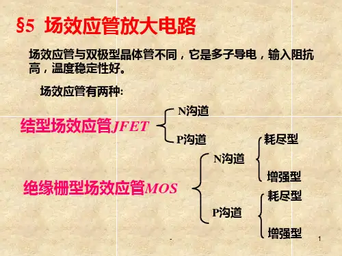 第五章-场效应管PPT课件