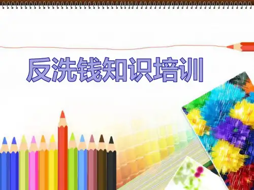 证券投资培训 反洗钱知识培训