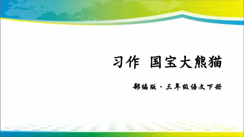 《国宝大熊猫》PPT课件【完美版课件】