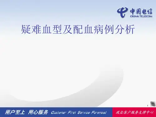 疑难血型及配血病例ppt课件