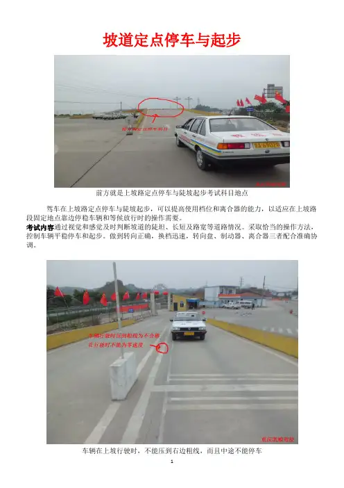 C1科目二考试图解