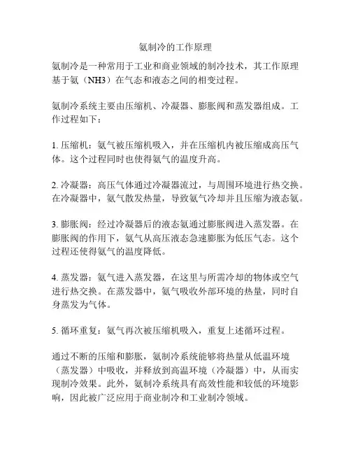 氨制冷的工作原理