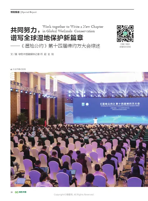 共同努力  谱写全球湿地保护新篇章