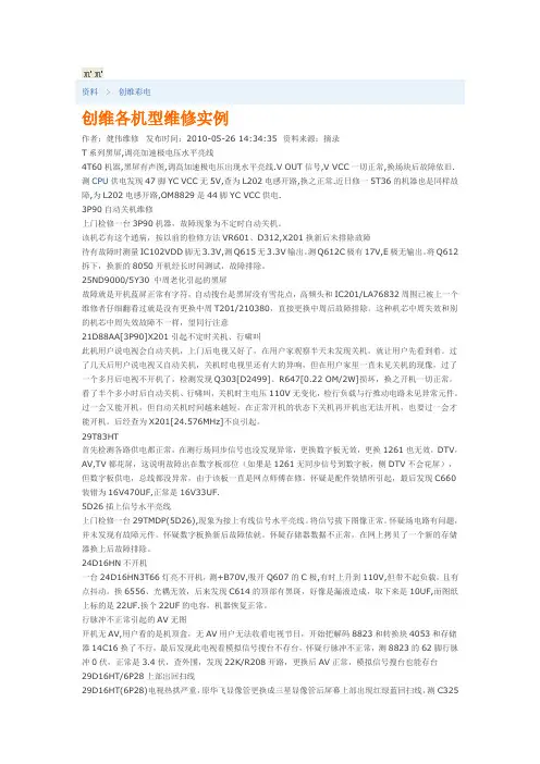 创维通病