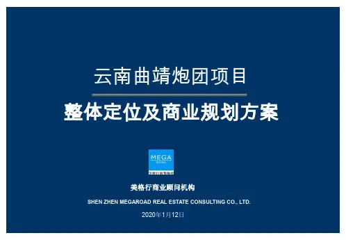 美格行_云南曲靖明珠东方城项目整体定位及商业规划方案