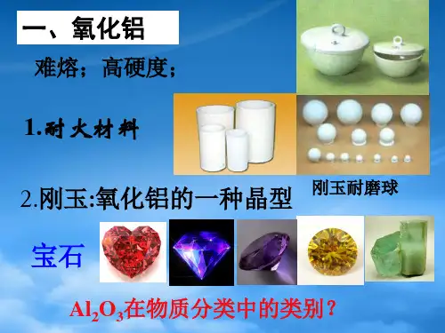 高中化学3.1铝的氧化物与氢氧化物课件苏教必修1.ppt