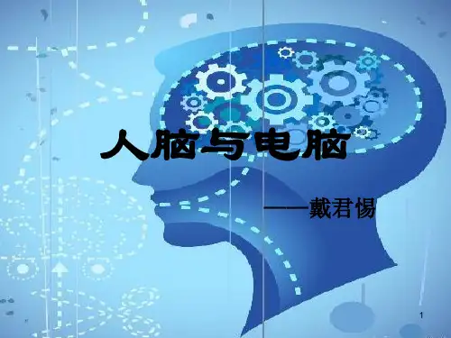 人脑与电脑PPT