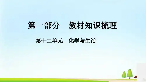 2018长沙中考化学复习：化学与生活PPT课件(3份) 人教版
