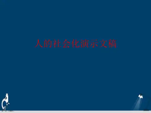人的社会化演示文稿