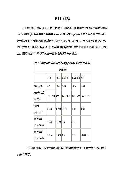 PTT纤维