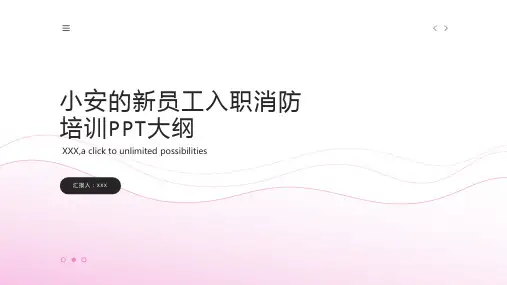 小安的新员工入职消防培训ppt