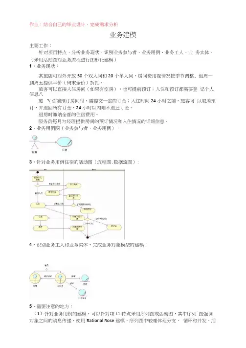 业务建模模板