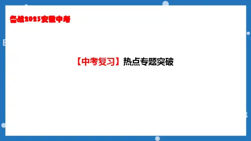 2023年安徽省道德与法治中考二轮专题专题+三+中国科技+自主创新