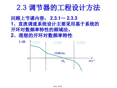 2、3调节器的工程设计方法(2)