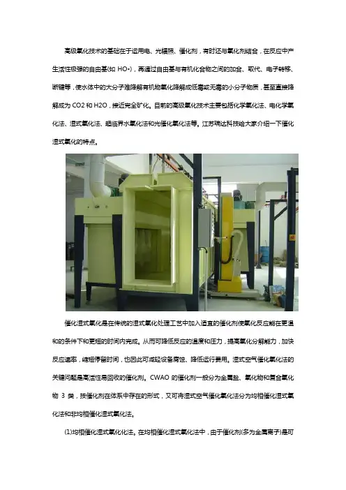 高级氧化与催化湿式氧化