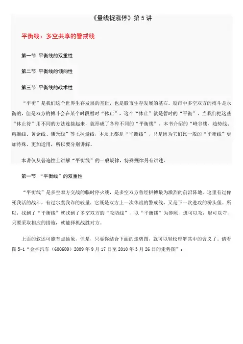 极品版  黑马王子——量线捉涨停[1]