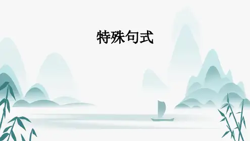 09.特殊句式-高考英语一轮复习语法知识