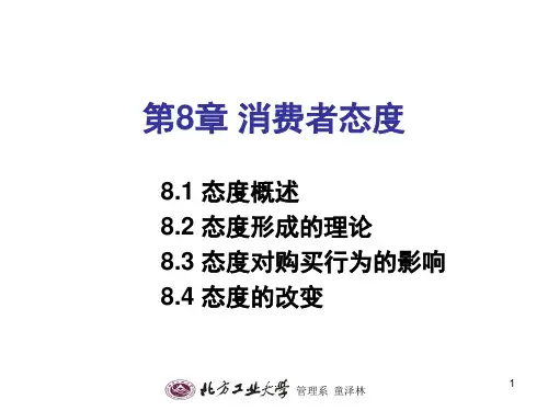 详细版态度形成的理论.ppt