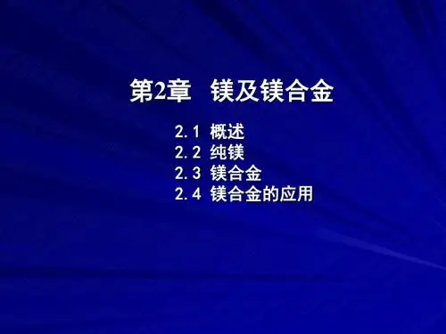 镁及镁合金