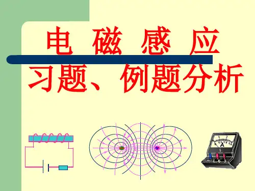 华南师范大学电磁学习题课-电磁感应