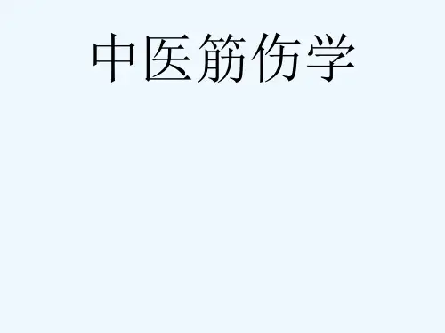 中医筋伤学(421页)
