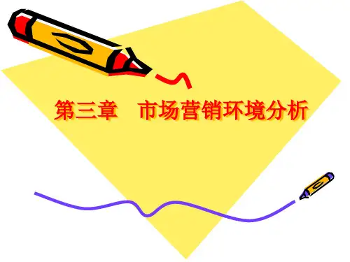 第三章 市场营销环境分析