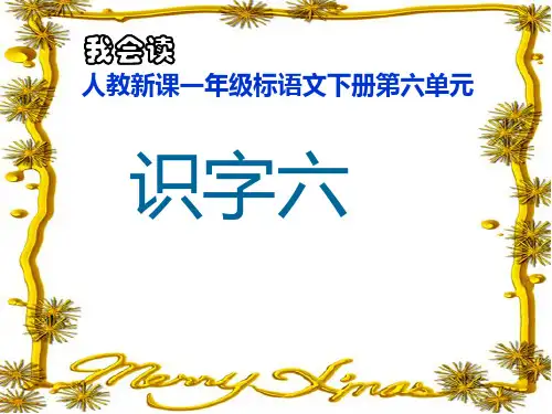 识字6PPT课件