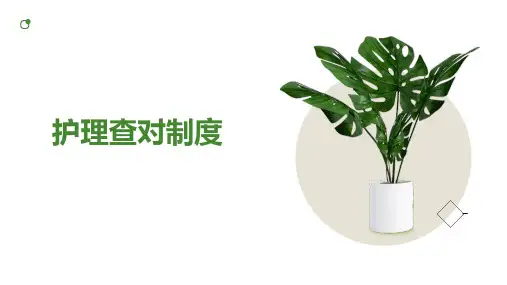 护理查对制度