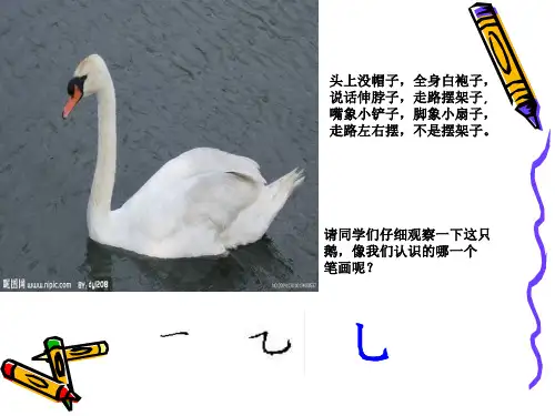 书法《横折弯钩》PPT课件