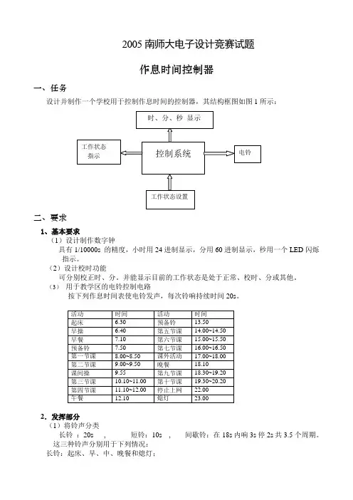 2005校电子竞赛题1